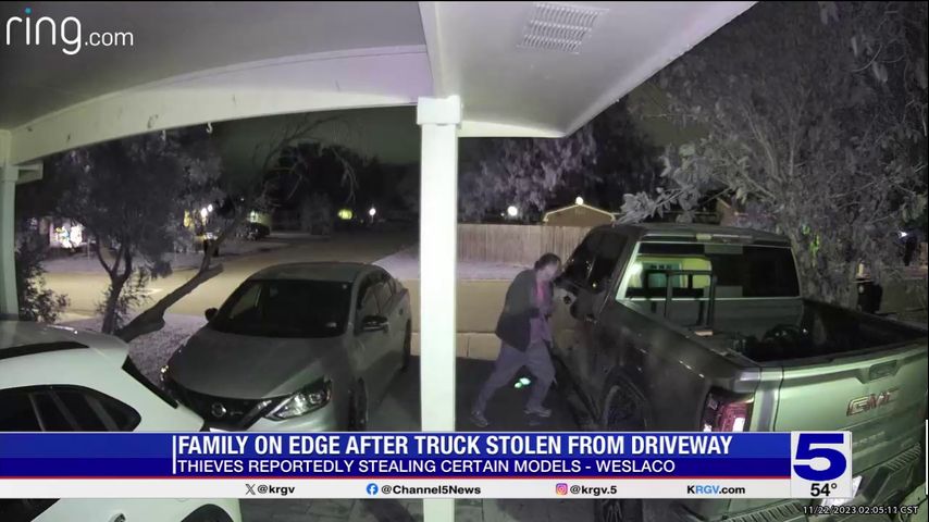 Weslaco police warn that thieves are stealing certain truck models