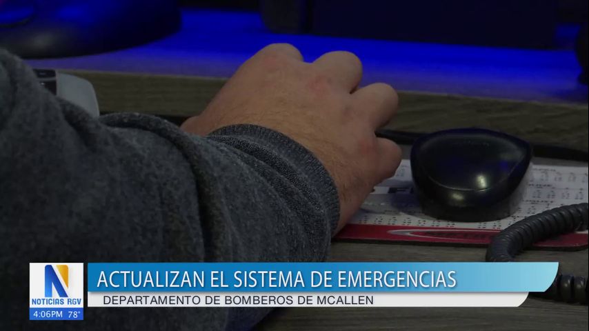 El Departamento de bomberos de McAllen actualiza su sistema de emergencias