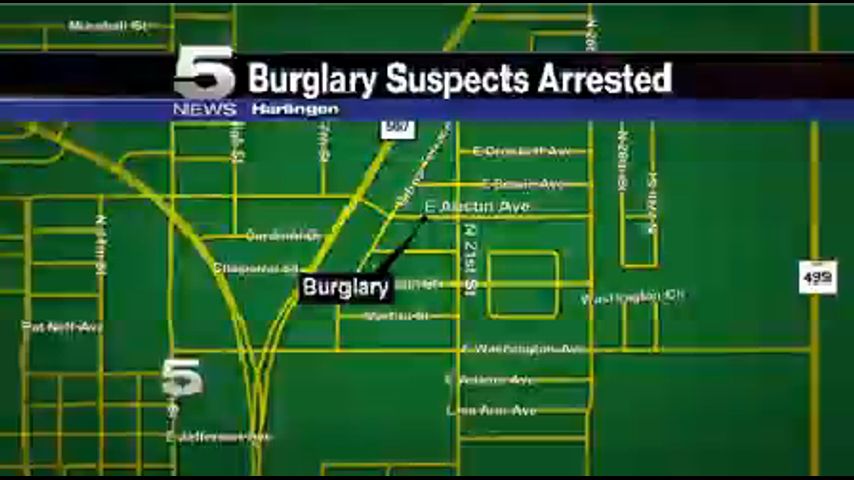 2 Juvenile Burglary Suspects Arrested in Harlingen
