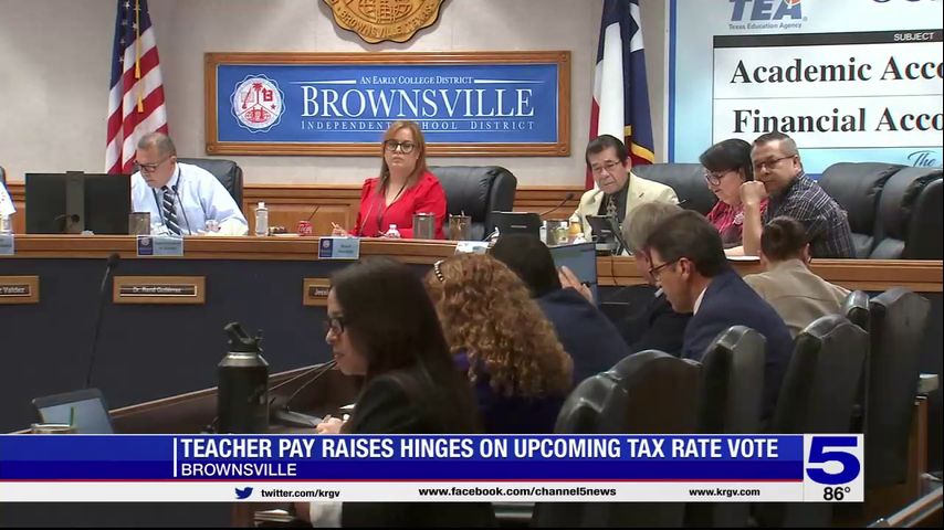 Teacher pay raise hinges on upcoming tax rate vote in Brownsville