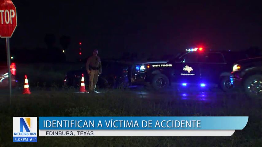 Identifica víctima de accidente en Edinburg