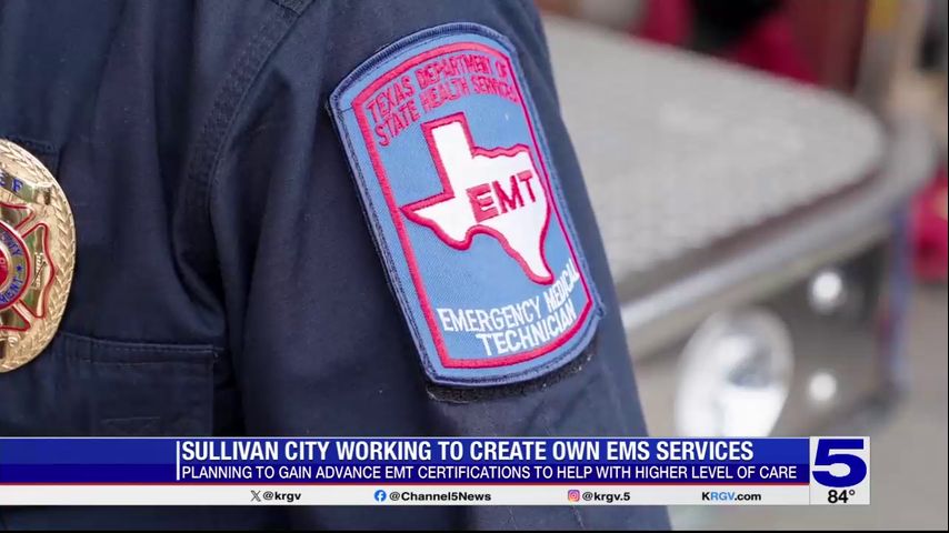 Sullivan City volunteer firefighters working on EMT certifications to create city's first EMS services