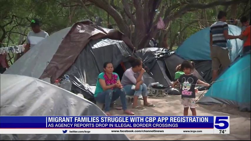 Migrant families continue struggling with CBP One app registration