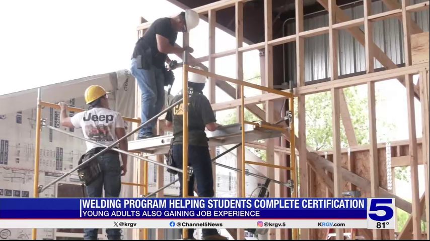 Cameron County teens gaining job experience through welding program