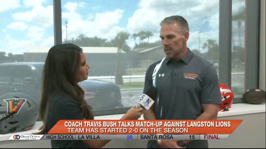 UTRGV head football coach talks match-up against Langston Lions