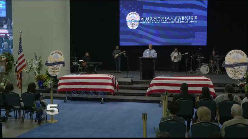 Memorial service honors fallen McAllen police officers