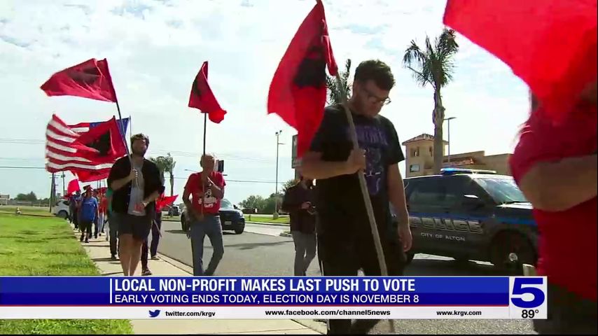 Valley non-profit makes final push to get people to participate in early voting