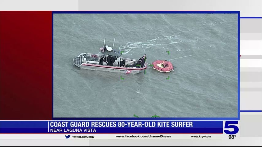 U.S. Coast Guard rescues 80-year-old kite surfer near Laguna Vista