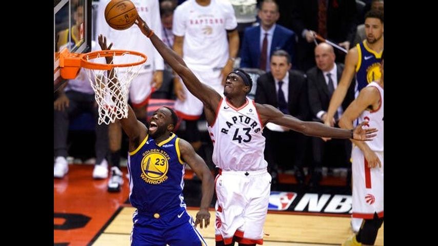 Raptors take NBA Finals opener, beat Warriors 118-109