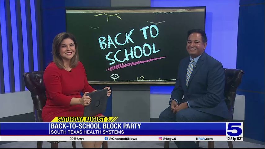 South Texas Health Systems hosting back-to-school block party in Edinburg