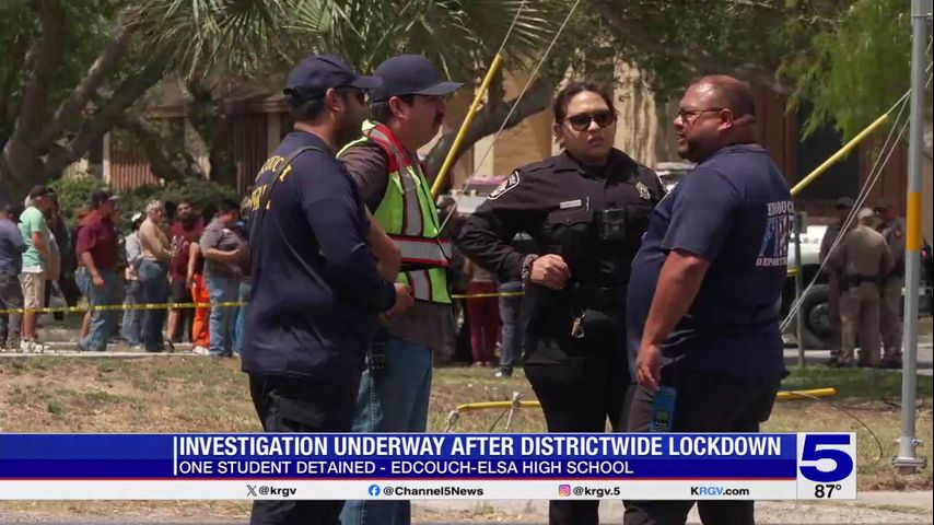 One student detained following report of weapon on campus at Edcouch ...
