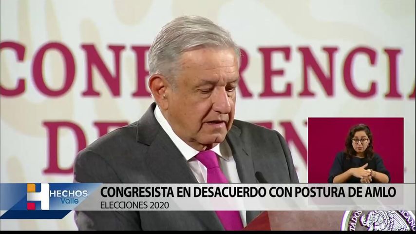 Reacción de Congresista por negativa de AMLO de no felicitar a Biden