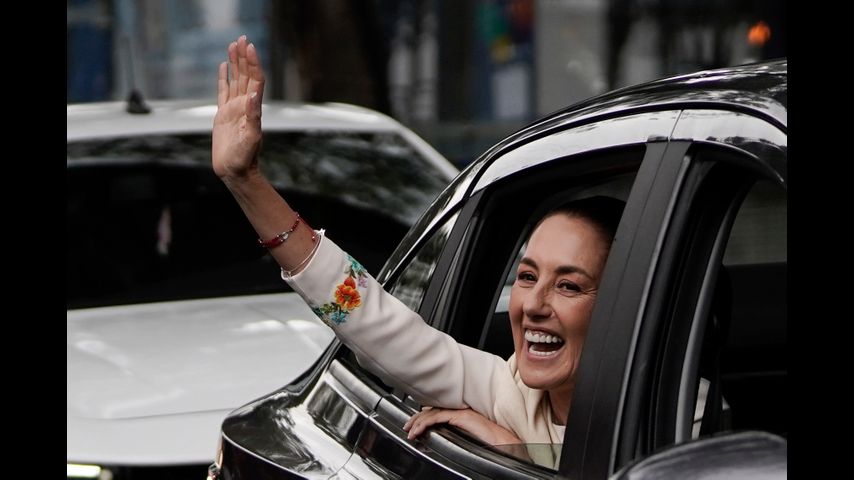 Claudia Sheinbaum sworn in as 1st female president of Mexico