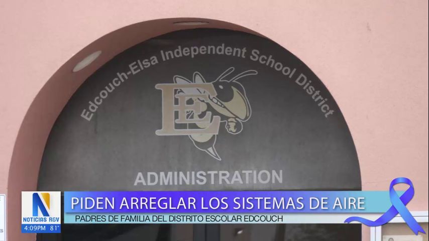 Padres de familia del Distrito Escolar Edcouch piden arreglar los sistemas de aire acondicionado