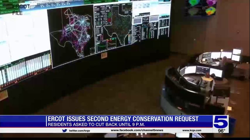 ERCOT issues second energy conservation request