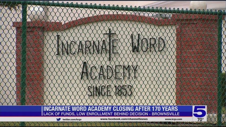 Incarnate Word Academy in Brownsville closing its doors