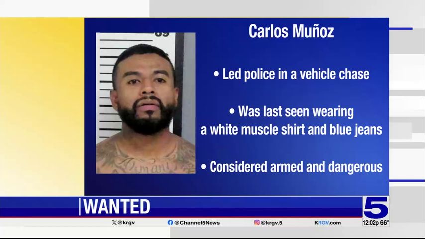 Man wanted for fleeing after leading Raymondville police in vehicle pursuit