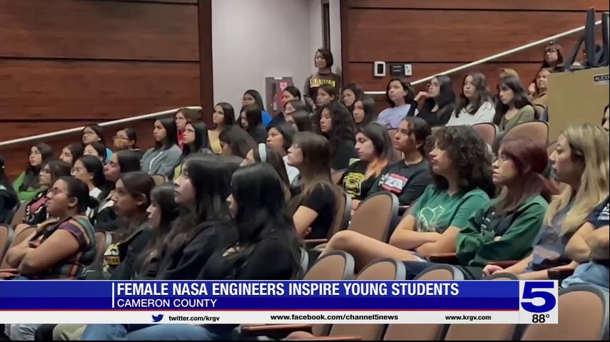 NASA engineers encourage female students in Cameron County to pursue careers in science and technology