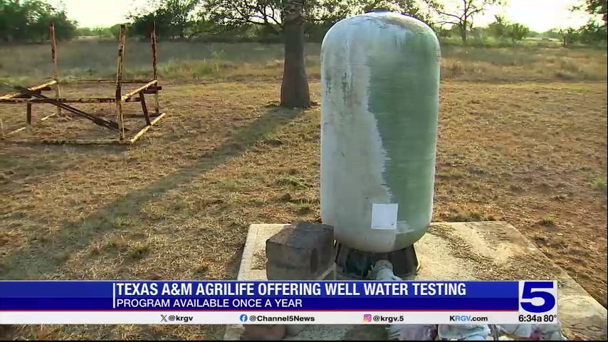 Texas A&M Agrilife offering well water testing