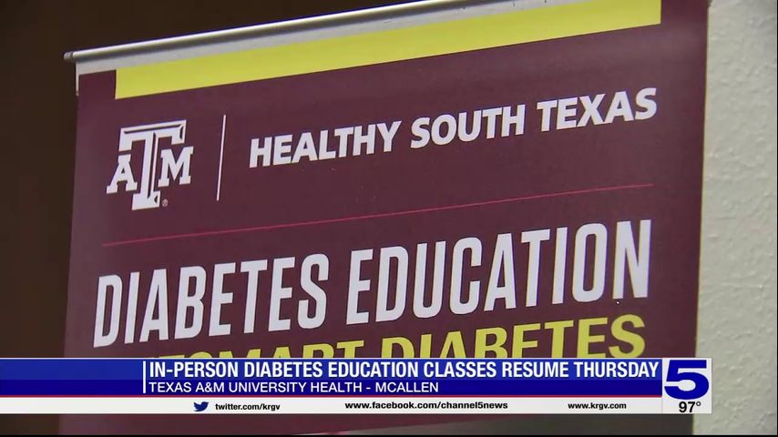 In-person diabetes education classes resuming this week at McAllen Texas A&M clinic
