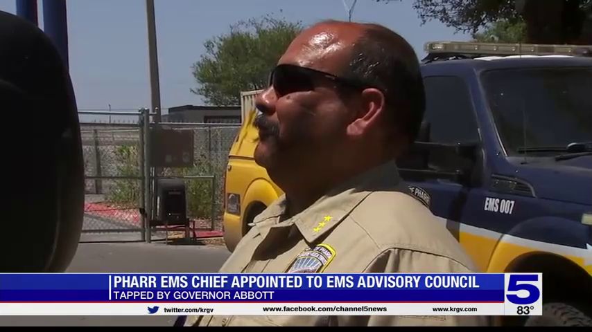 Pharr EMS chief appointed to EMS advisory council