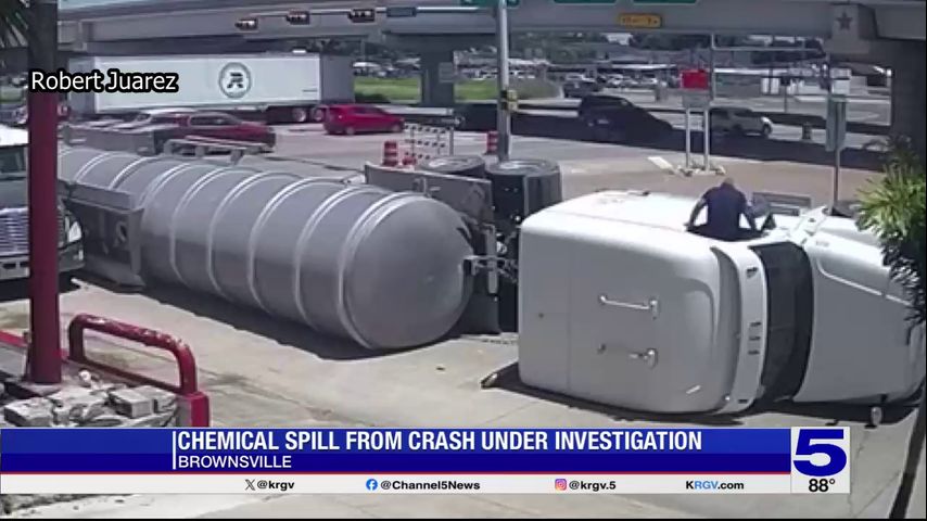 TCEQ investigating ethanol spill from Brownsville crash