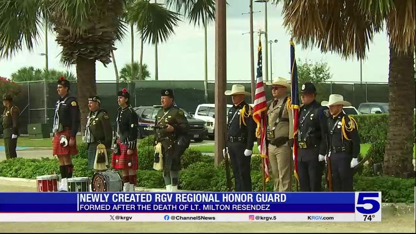 Newly created RGV Regional Honor Guard formed after fallen San Benito lieutenant's death