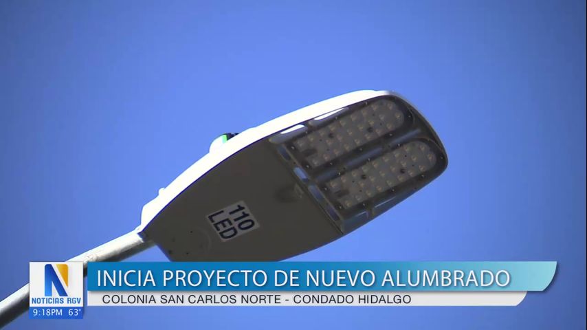 Inicia proyecto de nuevo alumbrado en Edinburg