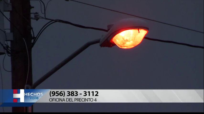 Solicitan alumbrado público para algunas zonas del condado Hidalgo
