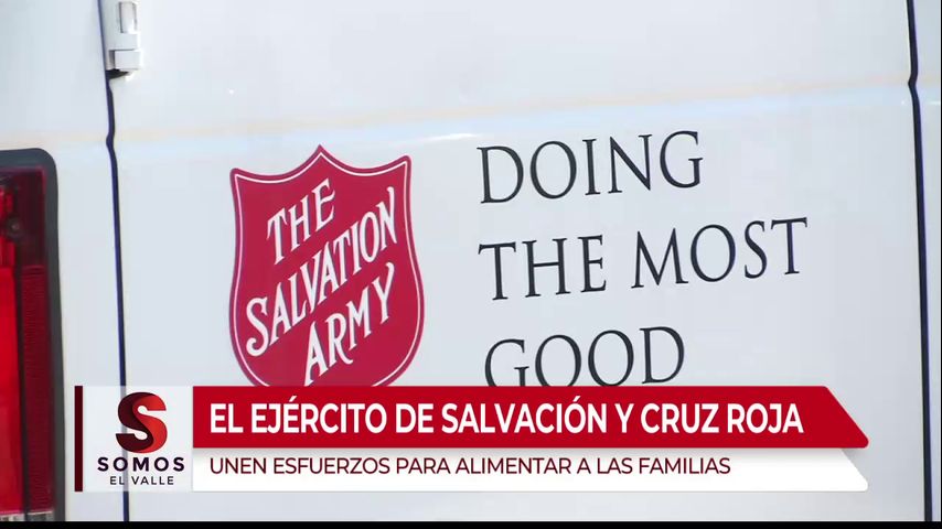 Ejército de Salvación y Cruz Roja se unen para ayudar a familias