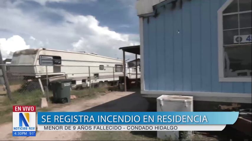 Un niño de nueve años fallece tras incendiarse su casa en Donna