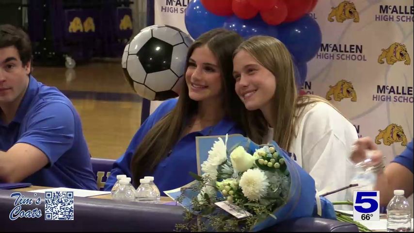 McAllen High soccer stars sign to play in college at SMU and Memphis