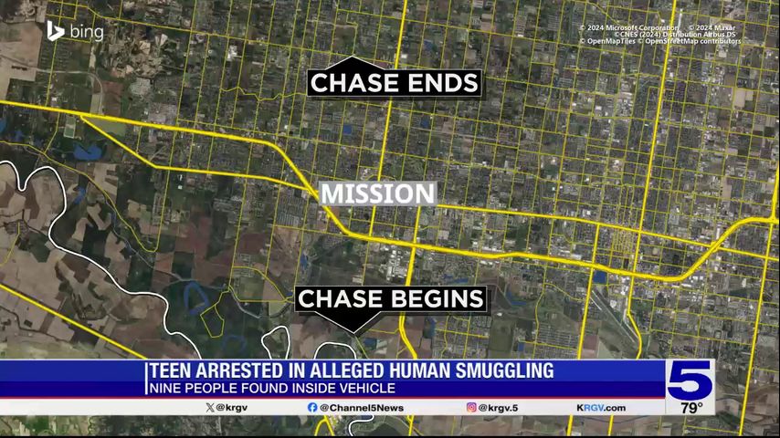 DPS: Teen arrested on human smuggling charges following chase near Mission