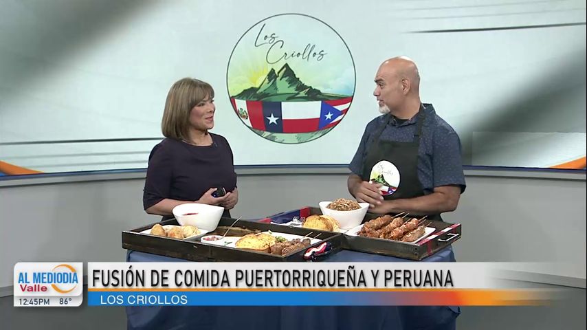 Fusión de comida puertorriqueña y peruana en el Valle