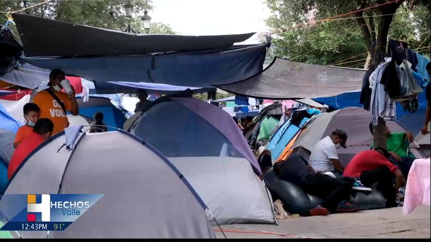 ¿Cuál es el futuro de los migrantes que están en la Plaza  de la Republica en Reynosa?