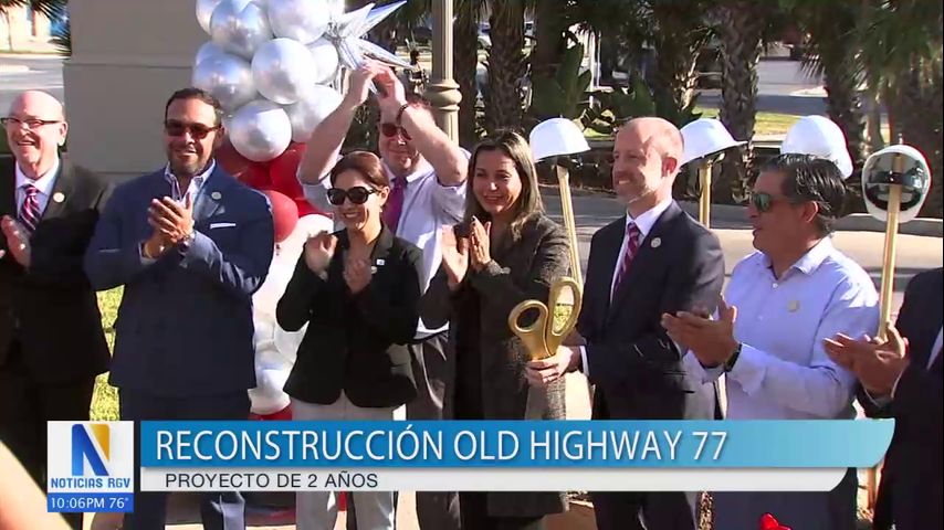 Brownsville inicia reconstrucción de la carretera vieja 77 con inversión de $13 millones