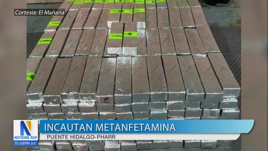 Patrulla fronteriza decomisa metanfetamina valuada en $5.4 millones en Pharr