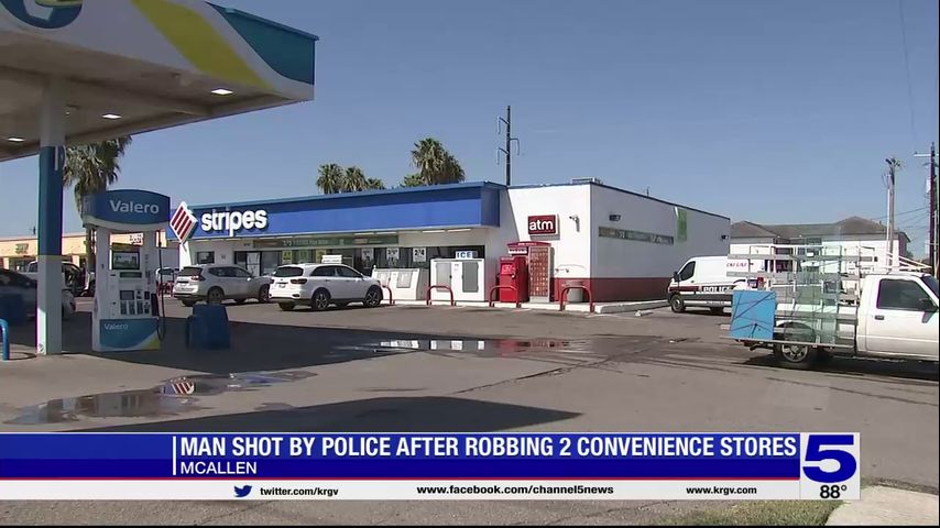 McAllen PD: Aggravated robbery leads to officer-involved shooting