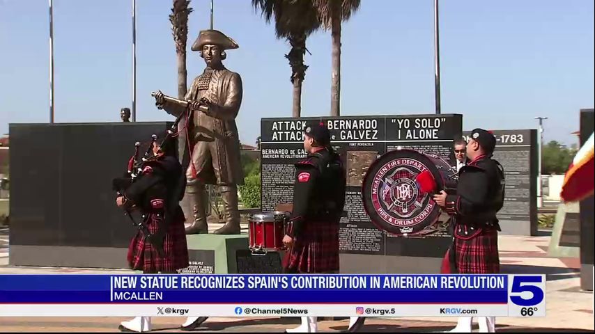 Ceremony at McAllen war memorial honors Spain's contributions to the American Revolution