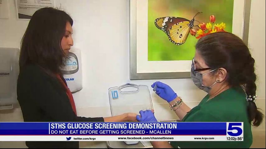 STHS gives demonstration on glucose screenings