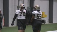 Building the trenches: Saints fortify offensive line
