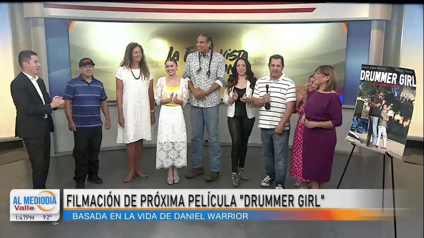 Actores de 'Drummer Girl' visitan Noticias RGV para dialogar sobre la película