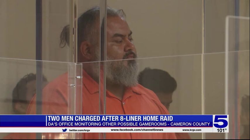 Two men charged following raid at game room found in Brownsville home