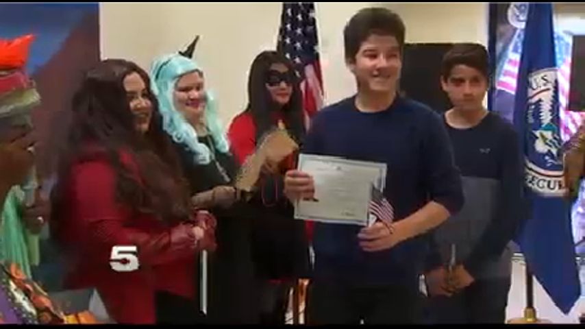 USCIS Hosts Superhero-Themed Citizenship Ceremony in Harlingen