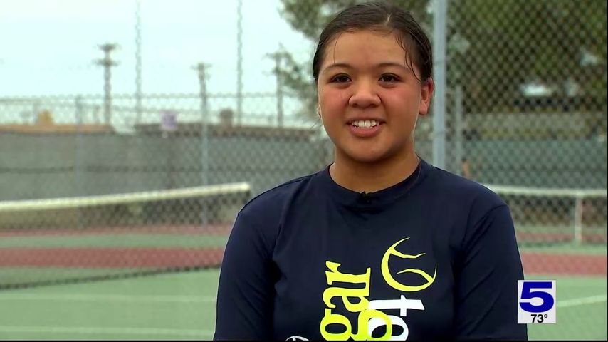 Edinburg North Freshman Maya Chen Headed to 5A State Tennis Tournament