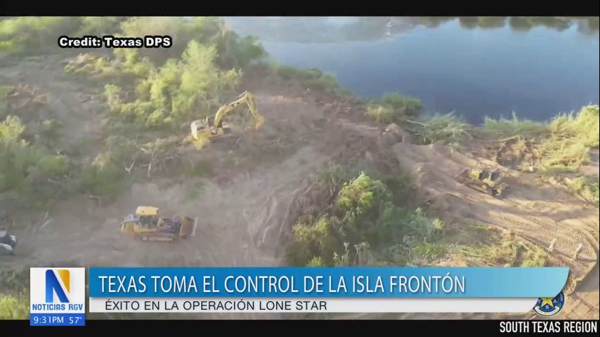 Texas toma el control de la Isla Fronton