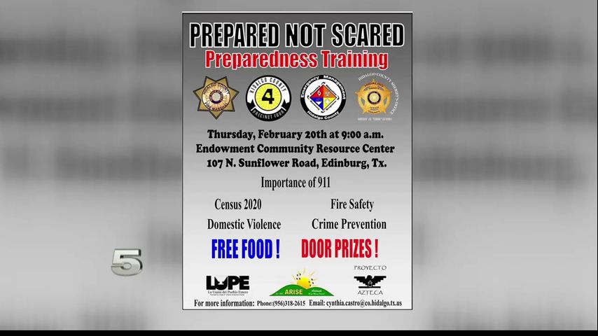 Hidalgo Co. Sheriff's Office holds 'Prepared Not Scared' training