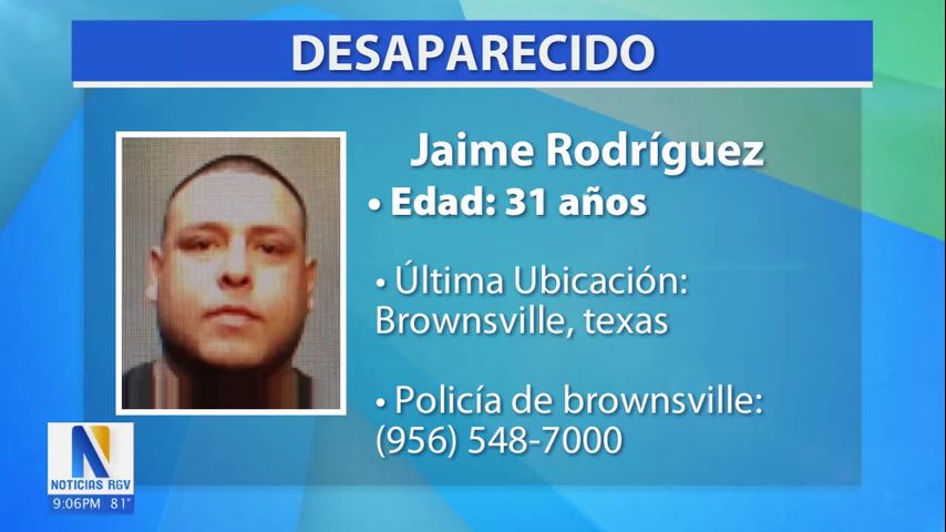 Policía de Brownsville busca a un hombre de 31 años desaparecido