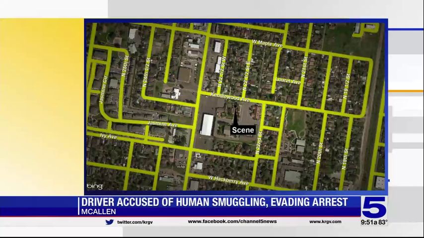 McAllen car chase leads to human smuggling arrest