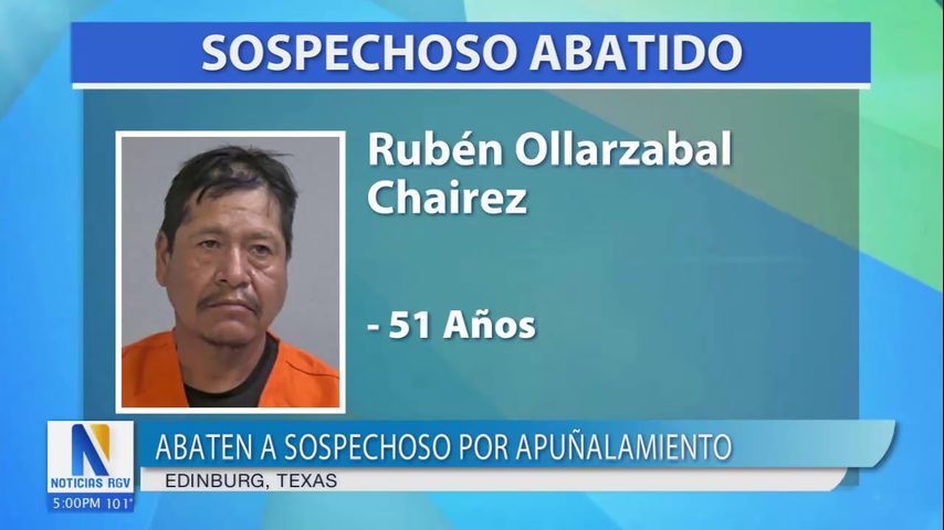 Identifican al hombre armado que falleció tras una disputa con agentes policiales en Edinburg
